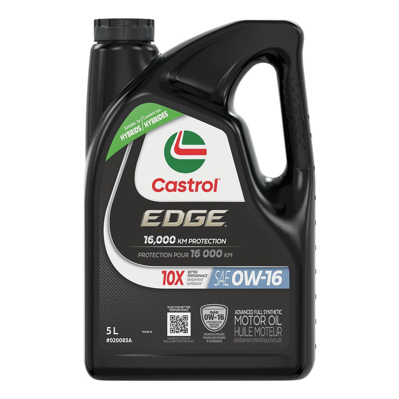 Castrol EDGE 0W16 Advanced Synthetic Motor Oil, 5-L B0