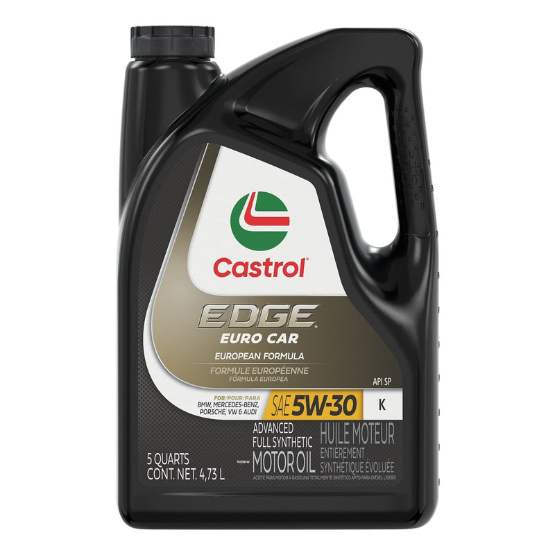 Castrol EDGE Euro K 5W30 Advanced Synthetic Engine/Motor Oil, 4.73-L A9