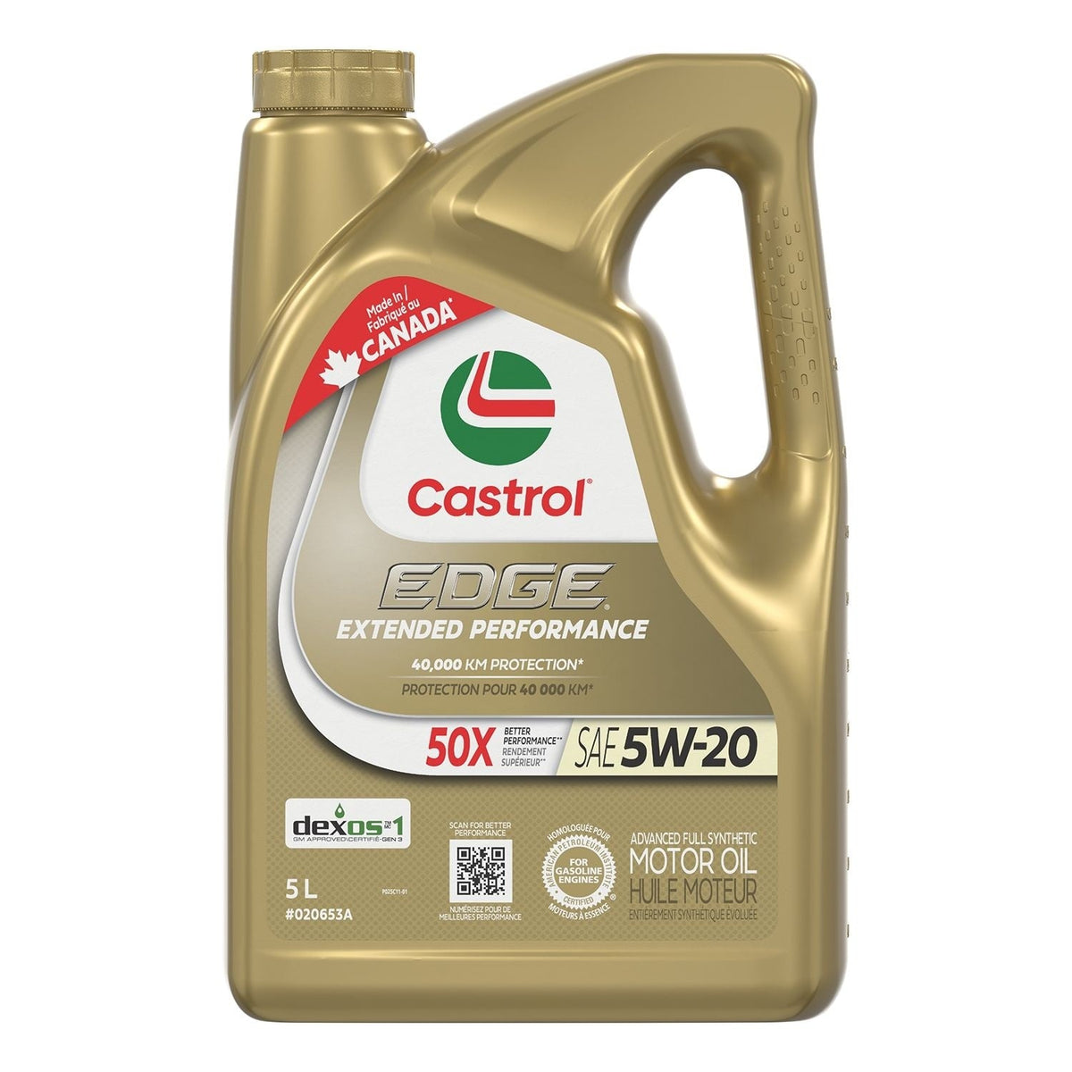 Castrol EDGE Extended Performance 5W30 Synthetic Engine/Motor Oil, 5-L
