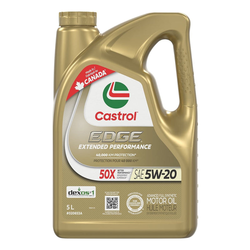 Castrol EDGE Extended Performance 5W30 Synthetic Engine/Motor Oil, 5-L E6