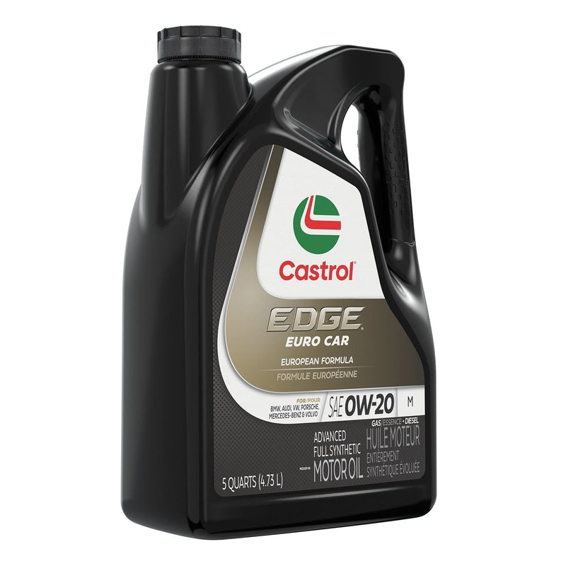 Castrol EDGE Synthetic Euro M 0W20 Motor Oil, 4.73-L H2