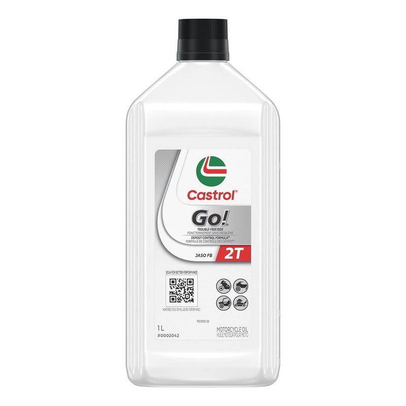 Castrol Go! 2-Stroke 2T Motorcycle Oil, 1-L Z5