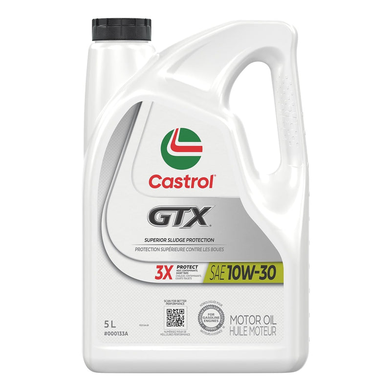 Castrol GTX 10W30 Conventional Engine/Motor Oil, 5-L Q7