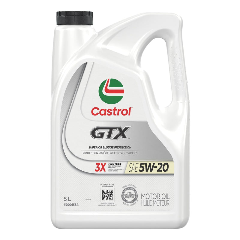 Castrol GTX ULTRACLEAN 5W20 Conventional Engine/Motor Oil, 5-L G8