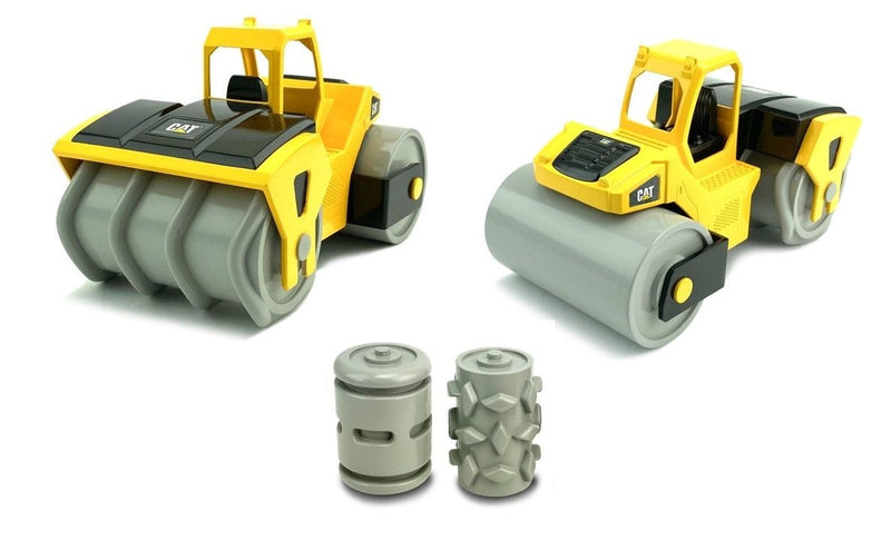 CAT Construction Mini Crew Road Roller Sand Set for Outdoor Play, Ages 5+ J1