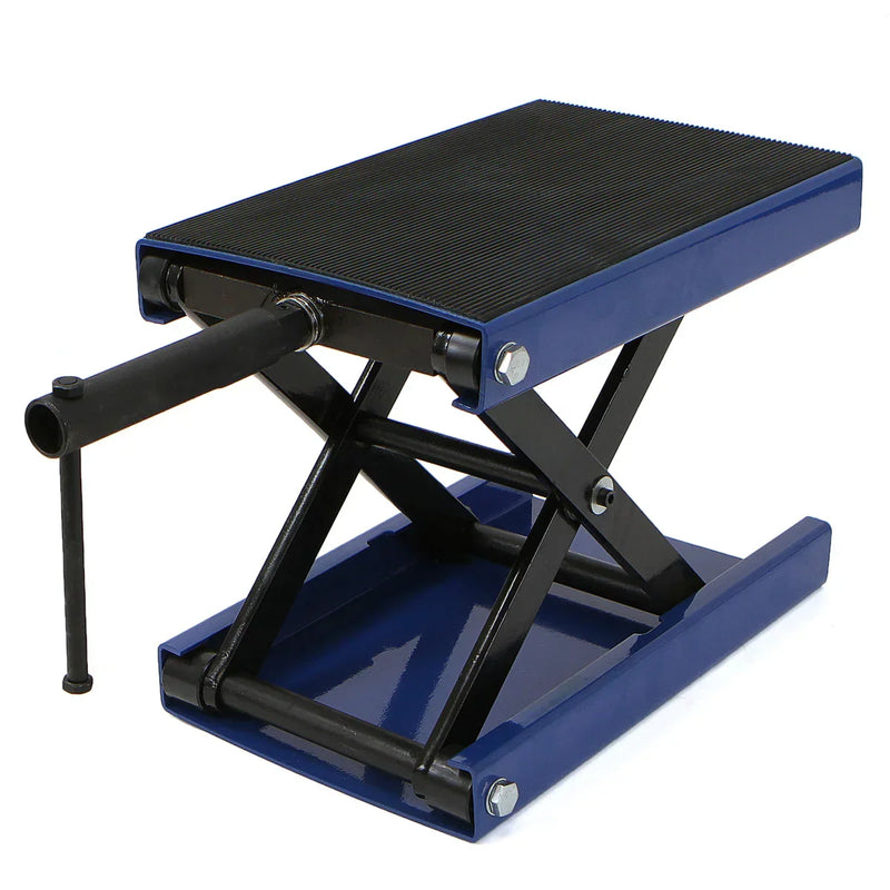 Heavy Duty Motorcycle Jack Center Scissor Lift 1100lbs Dolly Table W1