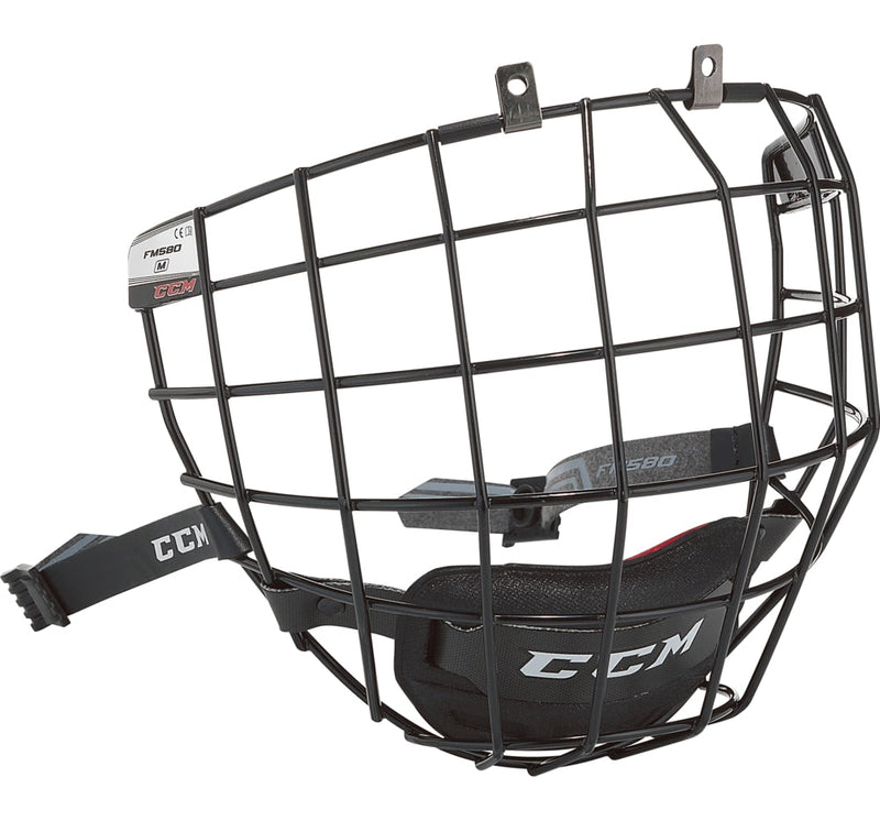 CCM 580 Senior Hockey Cage Mask, White C4