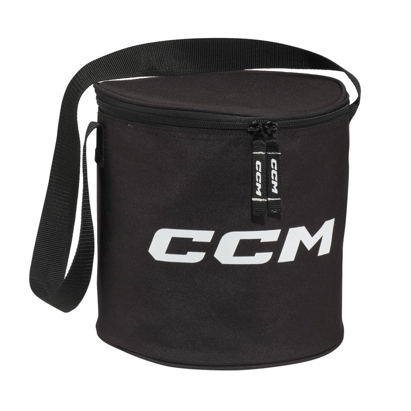 CCM Hockey Puck Bag, Black, 10-in T7