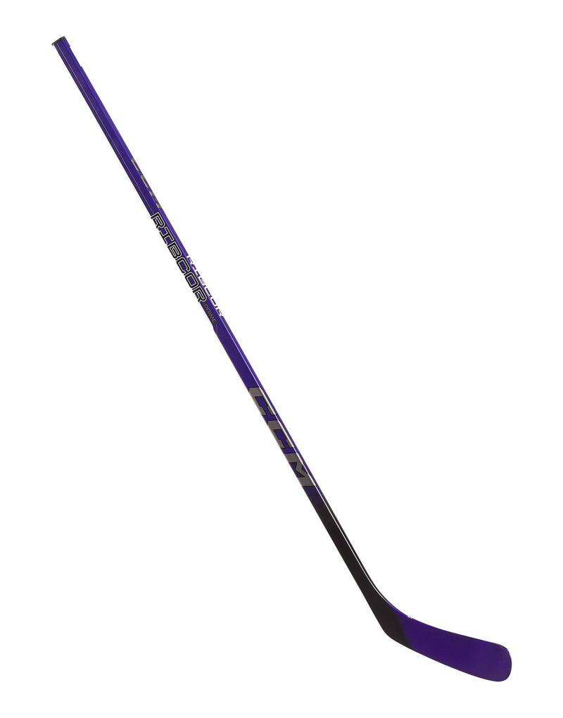 CCM Ribcor Prime Composite Hockey Stick, Youth, Purple/Black Y7