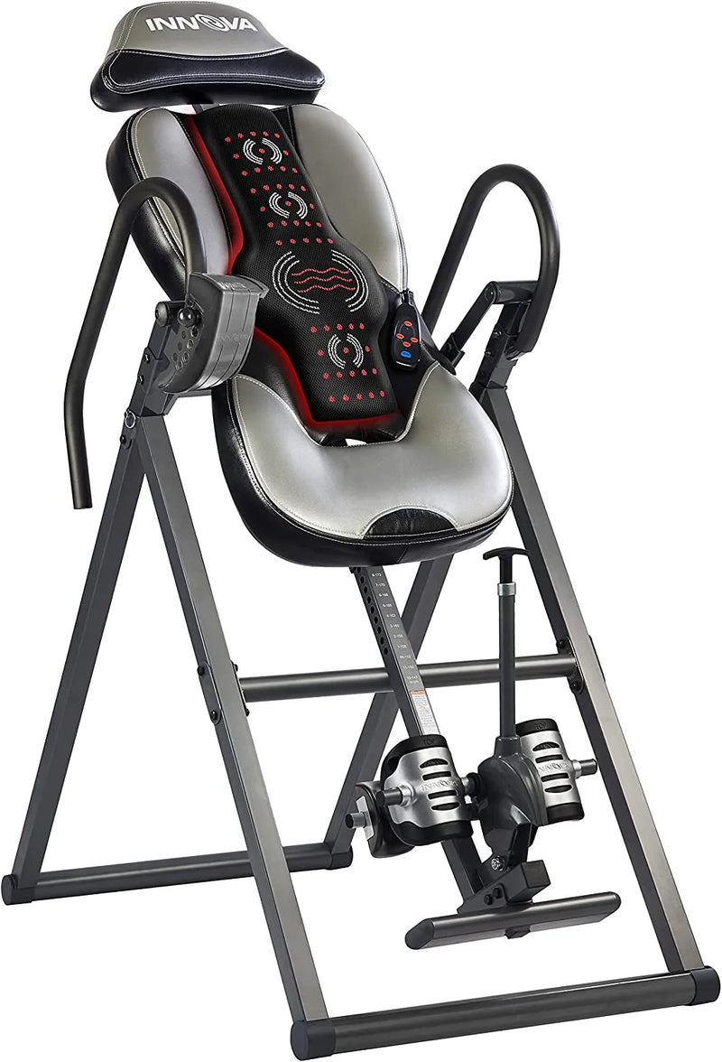 INNOVA HEALTH AND FITNESS ITM5900 Advanced Heat and Massage Inversion Table sgtnighsdesigns U7