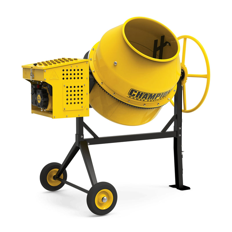 Champion Power Equipment 201495 8.8-cu.ft 79cc Gas-Powered Heavy Duty Cement Mixer, 450-lb Capacity H3