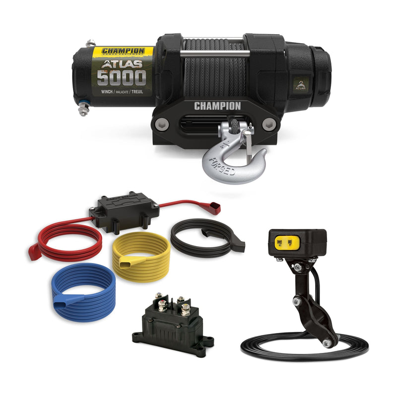 Champion Synthetic Winch Kit, 5000-lb W1