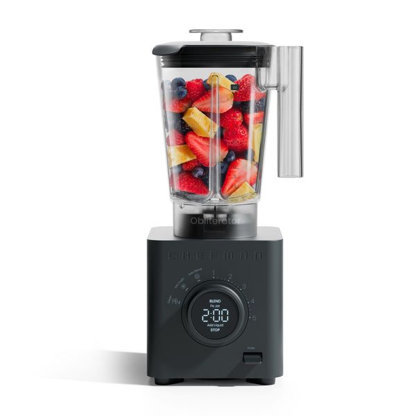 Chefman Obliterator High-Speed Blender with Travel Jars O0