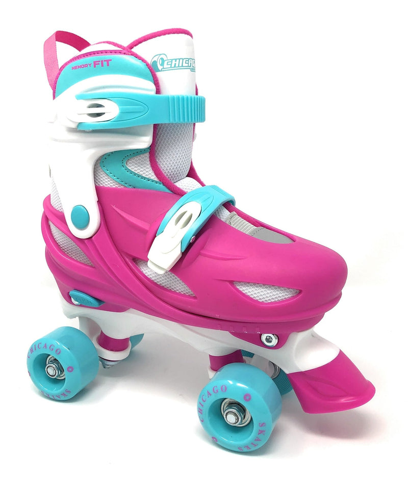 Chicago Skates Kids' Adjustable Roller Skates, Pink U1