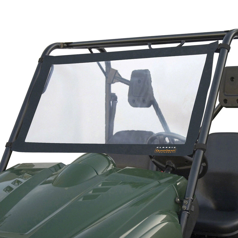 Classic Accessories 78627 QuadGear UTV Windshield for Kawasaki Mule 2500/3000 & Polaris Ranger, Black M7