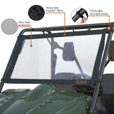 Classic Accessories 78627 QuadGear UTV Windshield for Kawasaki Mule 2500/3000 & Polaris Ranger, Black