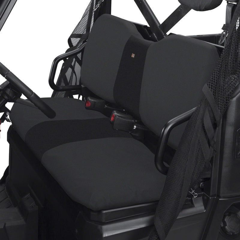 Classic Accessories QuadGear UTV Bench Seat Cover for Polaris Ranger XP/HD, Black W7