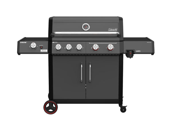 Coleman Revolution II 5-Burner Grill and Griddle Combo LP Gas BBQ D7