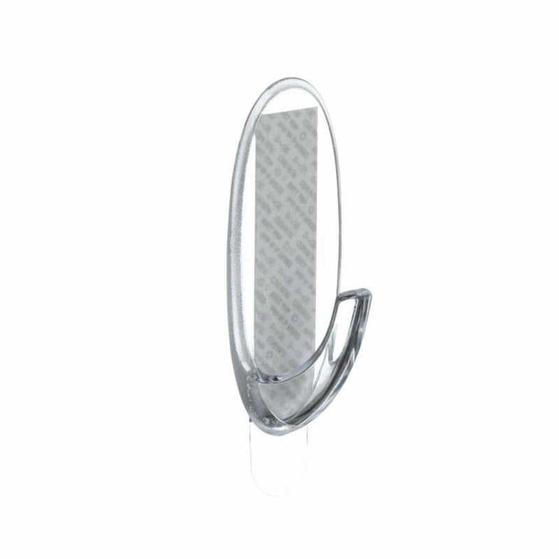 Command Clear Large Hook, Decorative, For All Weather Foam Strips W2