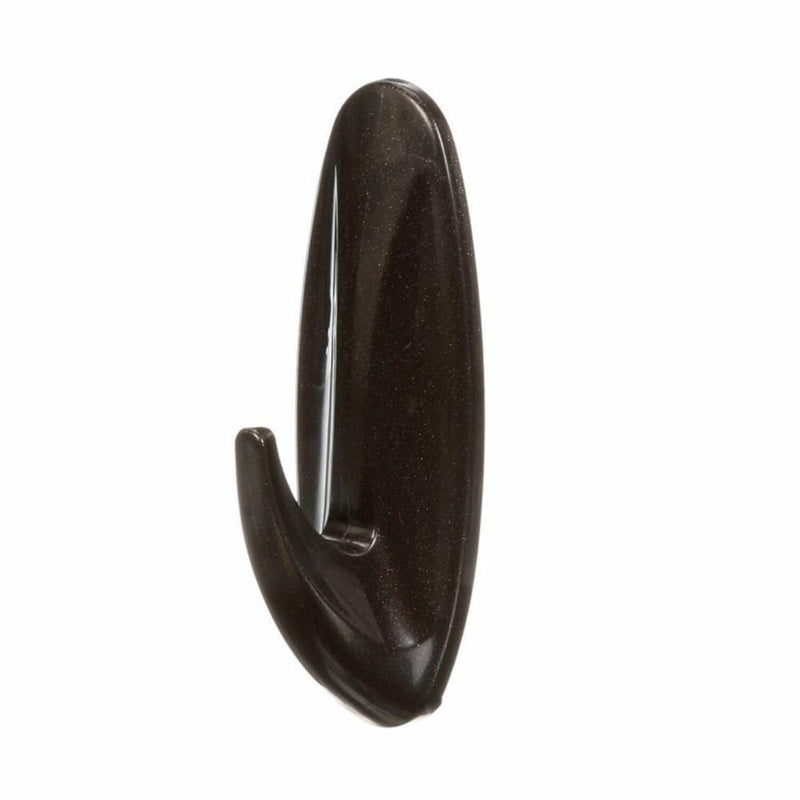 Command Graphite Outdoor Large Hook with All Weather Foam Strips, 5 lb Capacity O2