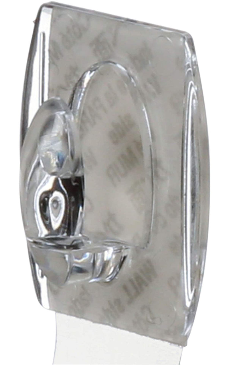 Command Mini Clear Hooks and Strips, For Variety Surfaces, 0.5-lb Capacity N0