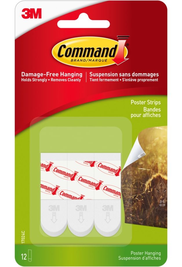 Command Removable Hook with Adhesive Strips, Damage Free Hanging, Reusable, Re-Position G7