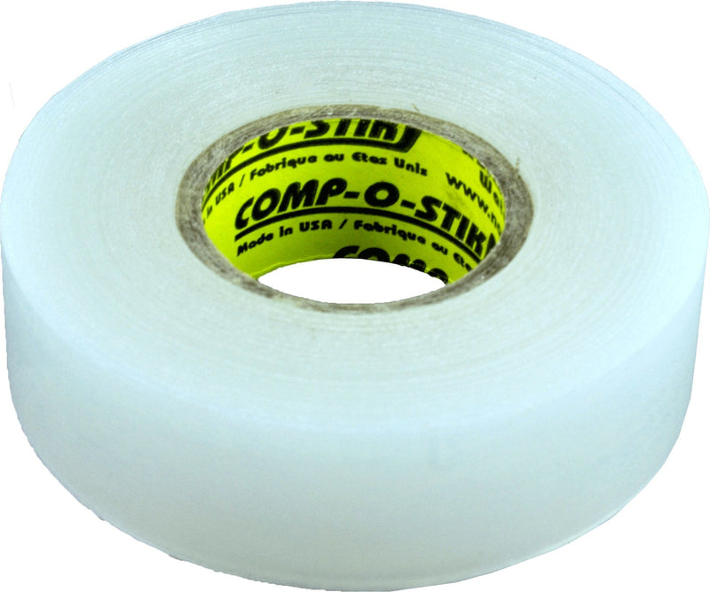 Comp-o-stik Hockey Shin Pad Tape, Clear, 24-mm x 15-m, 3-pk A3