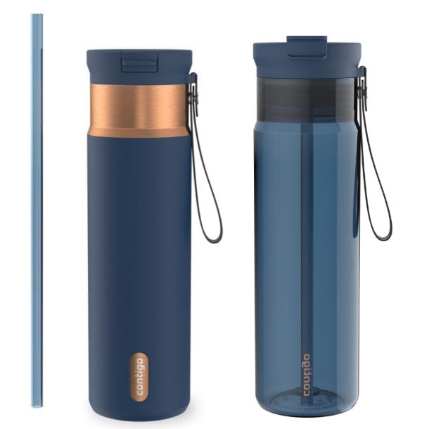 Contigo 24-oz SnapSeal and 28-oz Dual Sip, Abyss D5