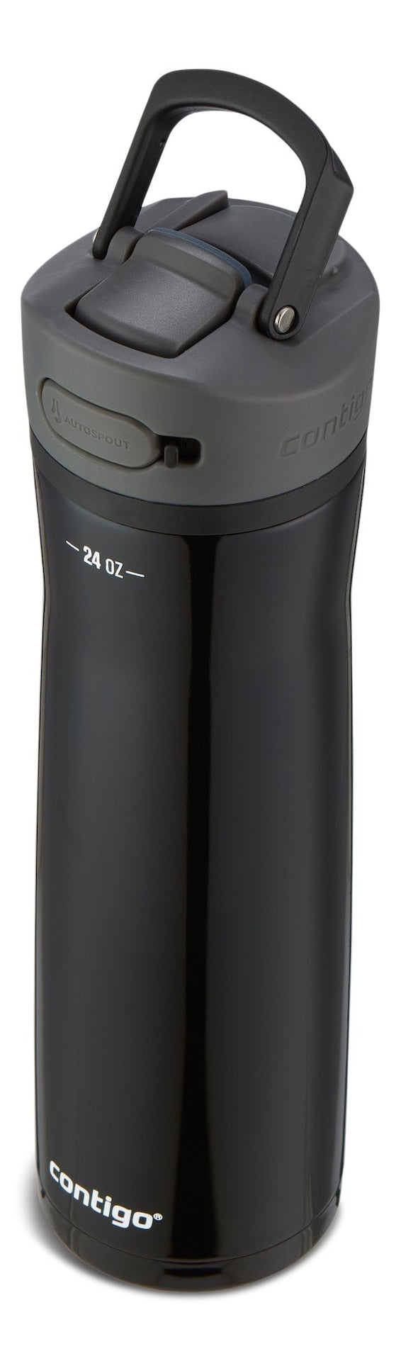 Contigo Ashland Chill 2.0 Insulated Stainless Steel Straw Water Bottle with AUTOSPOUT Lid and Handle, 710-mL W4