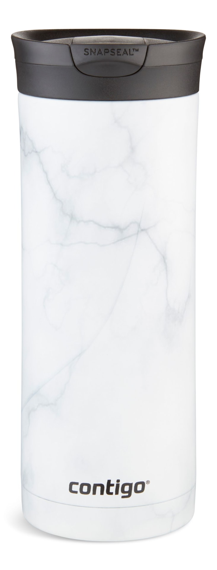 Contigo Huron 2.0 Couture Insulated Stainless Steel Travel Mug, Leak-proof Lid, White Marble, 20-oz R4