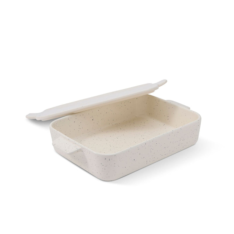 Core Kitchen White Non-Stick Stoneware Pan with Lid B4