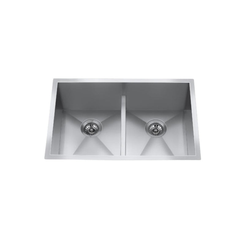 CraftX CXZD772L 29-in Low Divide Stainless Steel Double Bowl Sink Y1