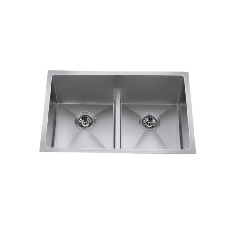 CraftX CXZD882L 29-in Low Divide Stainless Steel Double Bowl Sink V8