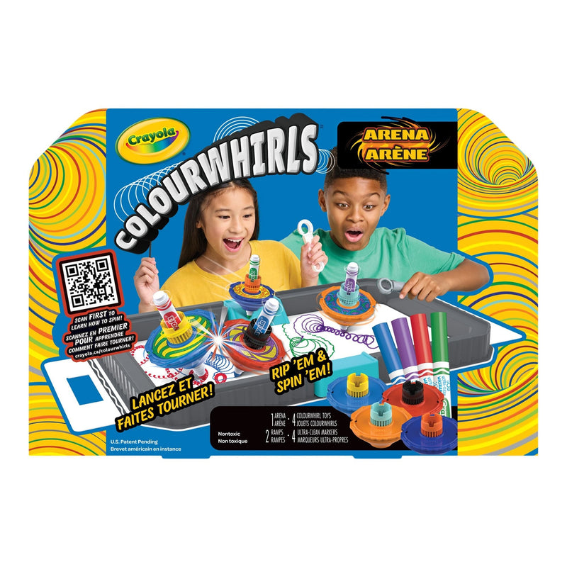 Crayola Colourwhirls 4-Player Arena Set for Ages 6+ N6