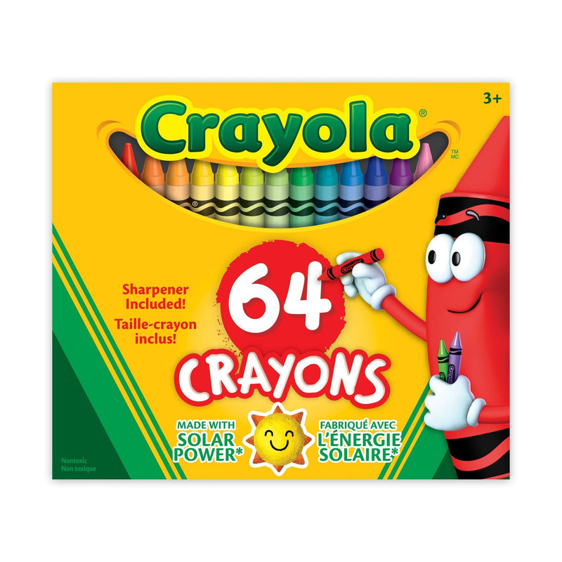 Crayola Crayons, 64 Pieces, Multicolour O3