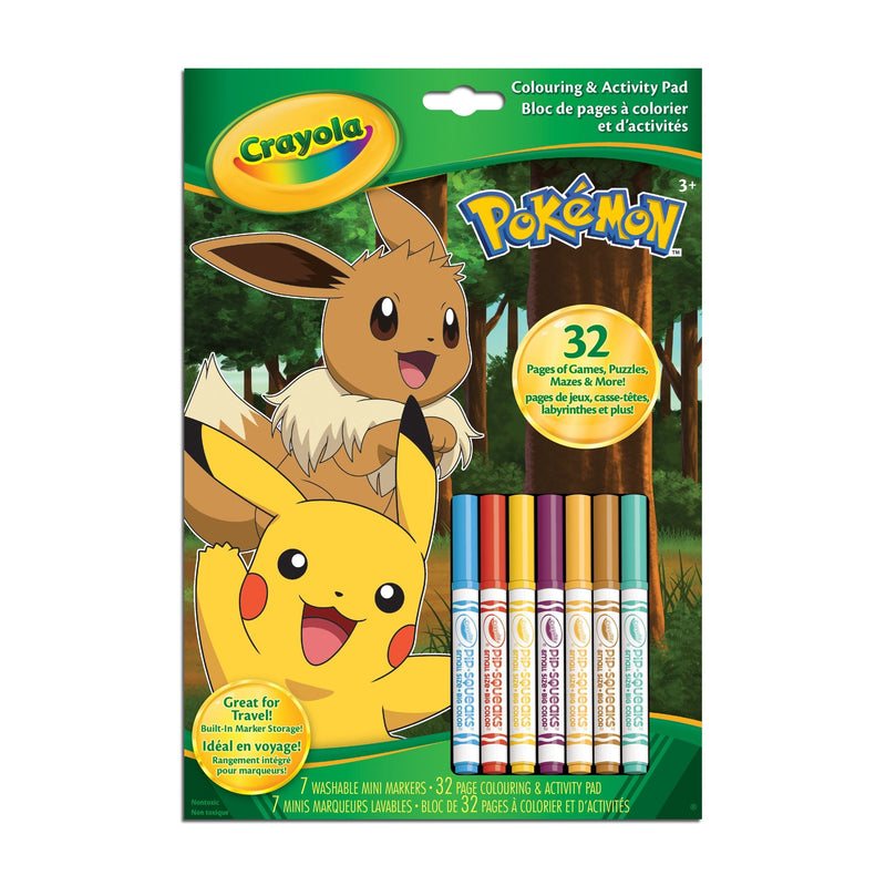 Crayola Pokémon Colour Pad D0