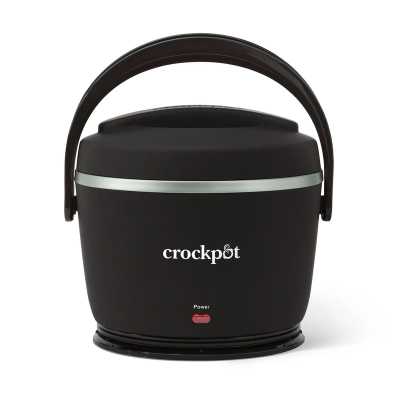 Crock Pot Black Licorice Electric Lunch Box with Detachable Cord S6