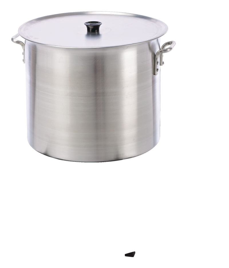 Crown Custom Heavy-Duty Industrial Aluminum Stockpot with Handles, 64-L H7