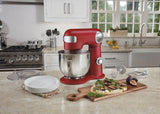Cuisinart Precision Master Tilt-Head Stand Mixer with 12 Speeds, Red, 5.5qt