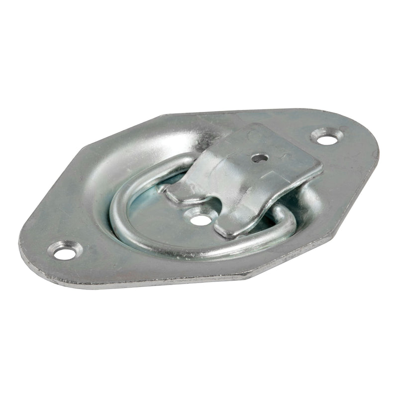 CURT 1-3/8-in x 1-7/8-in Recessed Tie-Down Ring (1200-lb, Clear Zinc) K6
