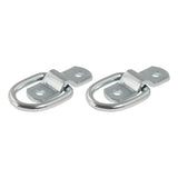 CURT 1-in x 1-1/4-in Surface-Mounted Tie-Down D-Rings, 1200-lb, 2-pk