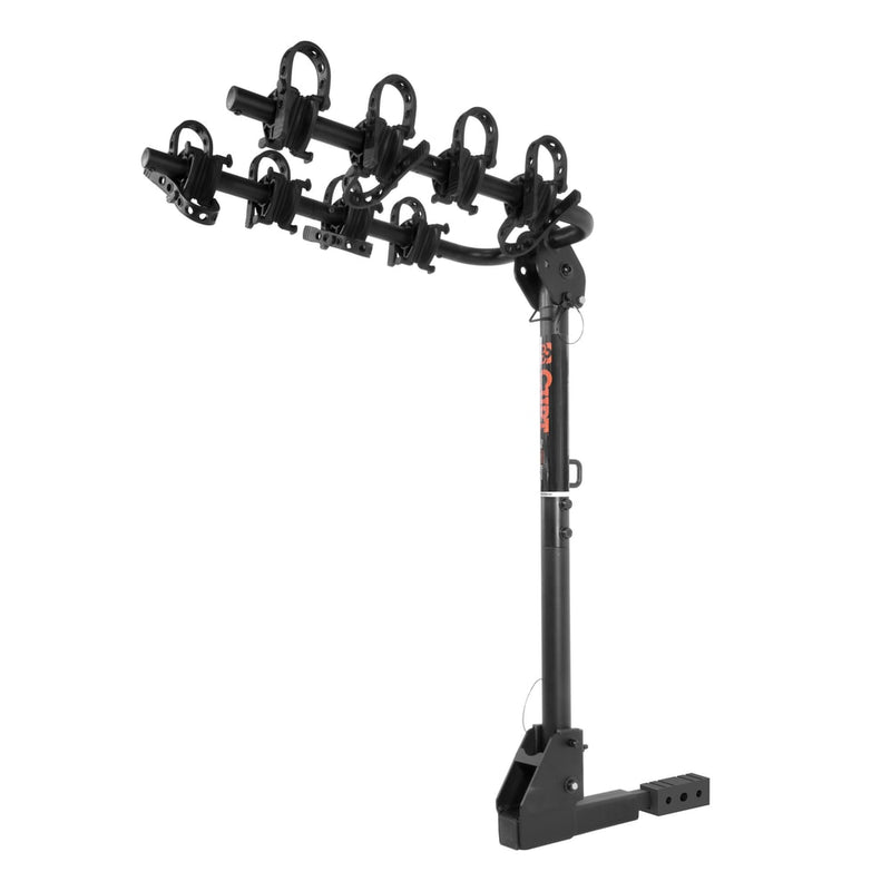 CURT 18030 2-Bike To 4-Bike Two Arm Hitch Mount Bike Rack, Fits 1-1/4, 2-in Receiver, Black R3