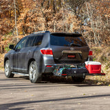 CURT 18110 Steel Tray-Style Cargo Carrier, 48 x 20-in, 300-lb