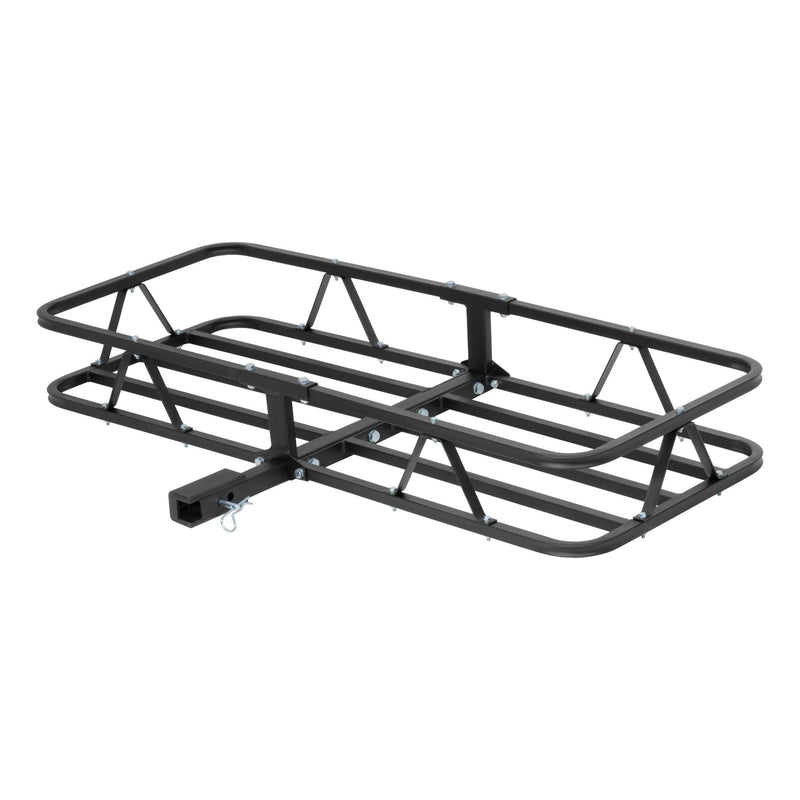 CURT 18145 48 x 20-Inch Basket Hitch Cargo Carrier, 500 lbs Capacity, Black Steel, 1-1/4, 2-In Adapter Shank Z9