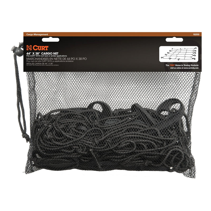 CURT 18200 Elastic Cargo Net for Roof Basket V8
