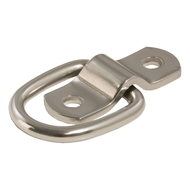 CURT 83732 1 x 1-1/4-in Surface-Mounted Tie-Down D-Ring (1,200 lbs) S1
