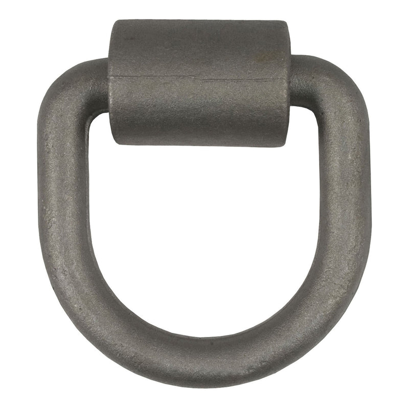 CURT 83750 3 x 3-in Weld-On Tie-Down D-Ring (6,100 lbs, Raw Steel) J5