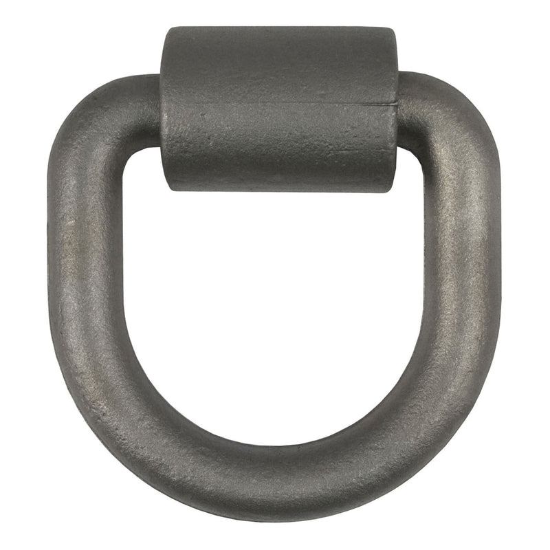 CURT 83760 3 x 3-in Weld-On Tie-Down D-Ring (8,833 lbs, Raw Steel) U7