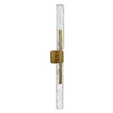 CWI Lighting Curva Integrated LED 36in Brass Vanity Light