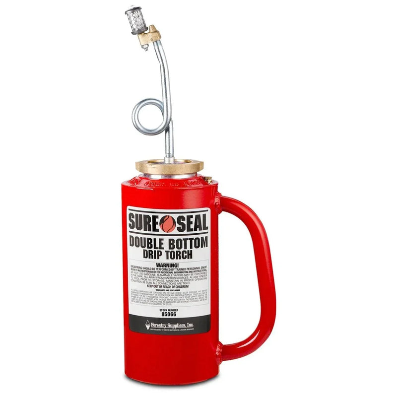 Forestry Suppliers Sure-Seal Red OSHA Double-Bottom Drip Torch K1